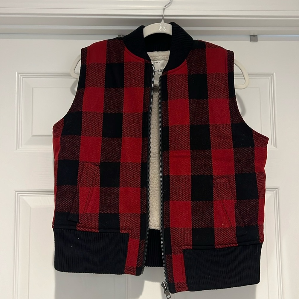 Faux Sherpa Lined Vest from Madewell